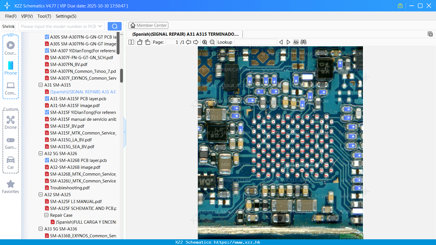 Samsung (Spanish)(SIGNAL REPAIR) A31 A315 TERMINADO